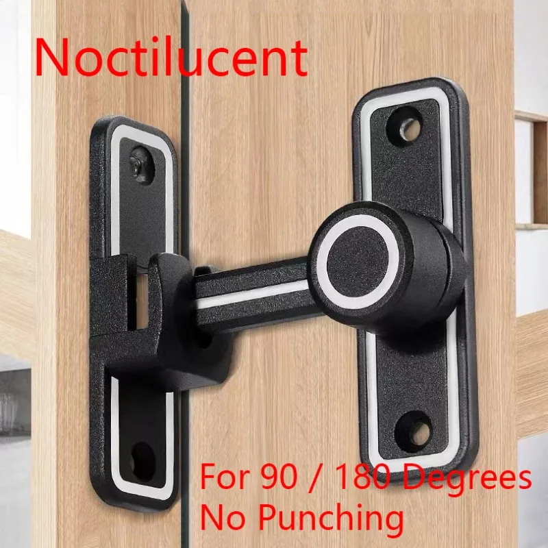 Furniture Hardware Fitting - Kunci gerendel pintu gudang hitam bercahaya