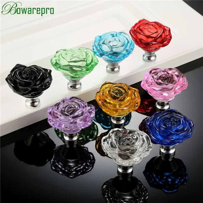 Bowarepro 50MM Kristal Mawar K - Furniture Hardware Jig ulasan dan harga